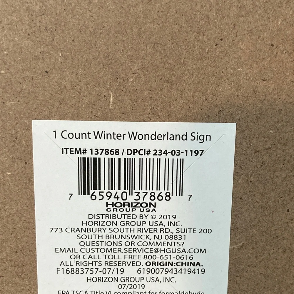 Target BP 2019 Christmas Welcome to our Winter Wonderland Sign